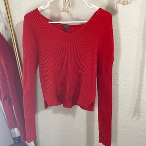 off the shoulder kitted sweater